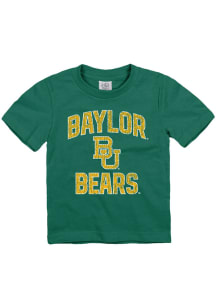 Baylor Bears Toddler Green BU #1 Design Short Sleeve T-Shirt