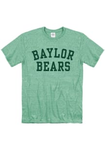 Baylor Bears Green Snow Heather Team Name Short Sleeve T Shirt