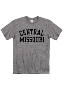 Central Missouri Mules Graphite Snow Heather Team Name Short Sleeve T Shirt