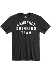 Kansas Black Drinking Team Short Sleeve Fashion T Shirt