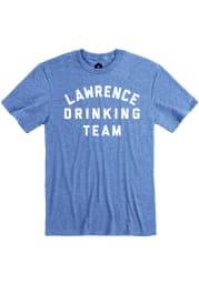 Kansas Blue Drinking Team Short Sleeve Fashion T Shirt