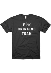 Pittsburgh Black PGH Drinking Team Short Sleeve T Shirt