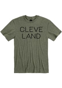 Cleveland Heather City Green Disconnected Short Sleeve T Shirt