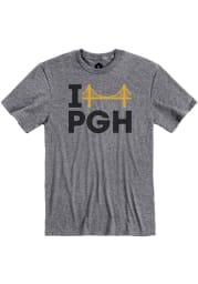 Pittsburgh Grey I Bridge PGH Short Sleeve T Shirt