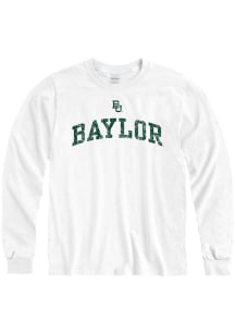 Baylor Bears White Arch Long Sleeve T Shirt
