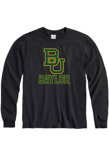 Baylor Bears Black Name Drop Long Sleeve T Shirt