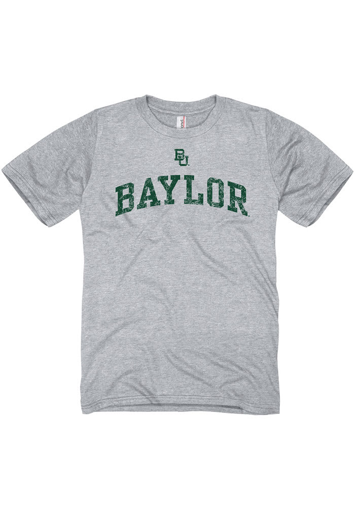 Baylor Bears Grey Arch Short Sleeve T Shirt