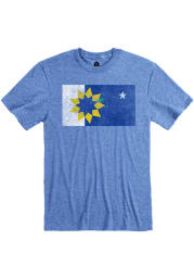 Topeka Blue City Flag Short Sleeve T Shirt