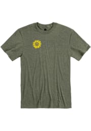 Topeka Olive Green Sunflower Short Sleeve T Shirt