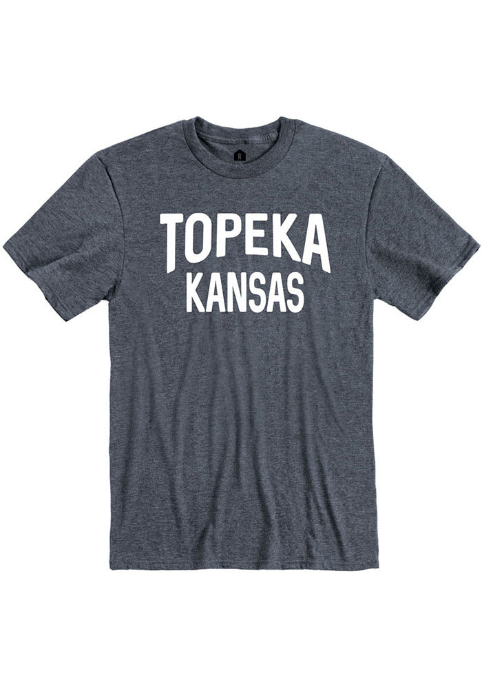 Topeka Navy Wordmark Short Sleeve T Shirt