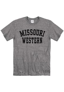Missouri Western Griffons Grey Snow Heather Team Name Short Sleeve T Shirt