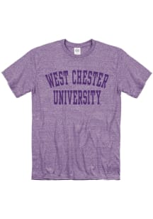 West Chester Golden Rams Purple Snow Heather Team Name Short Sleeve T Shirt