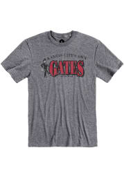 Gates Bar-B-Q Graphite Logo Short Sleeve T Shirt