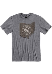 Cleveland Whiskey Graphite Barrel Short Sleeve T Shirt