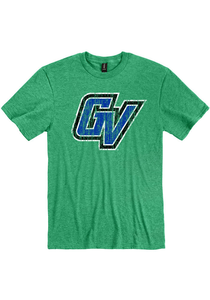 Grand Valley State Lakers Green St. Patricks Short Sleeve T Shirt
