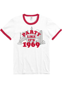 Kansas City White Party Like It's 1969 Ringer Short Sleeve T Shirt