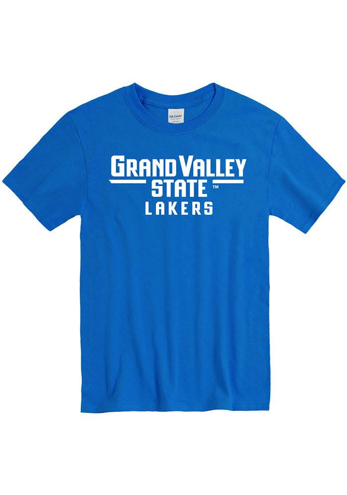 Grand Valley State Lakers Blue Rally Loud Short Sleeve T Shirt