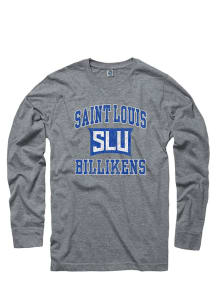 Saint Louis Billikens Grey No1 Design Long Sleeve T Shirt