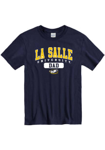 La Salle Explorers Navy Blue Dad Graphic Short Sleeve T Shirt