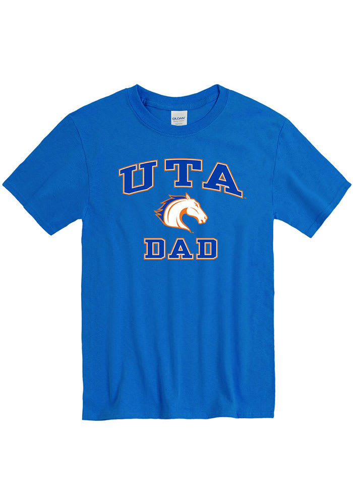 UTA Mavericks Blue Dad Graphic Short Sleeve T Shirt