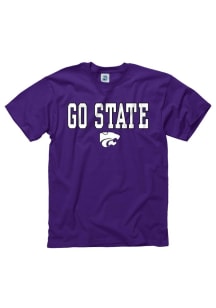 K-State Wildcats Purple Go Short Sleeve T Shirt