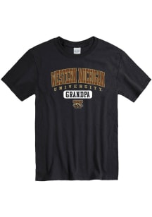 Western Michigan Broncos Black Grandpa Graphic Short Sleeve T Shirt
