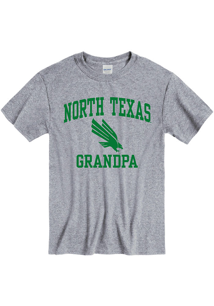 North Texas Mean Green Grey Grandpa Graphic Short Sleeve T Shirt