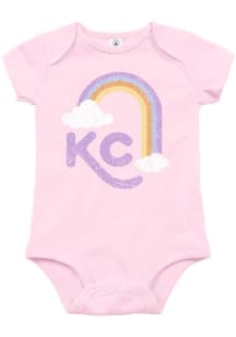 Kansas City Baby Pink KC Rainbow Short Sleeve One Piece