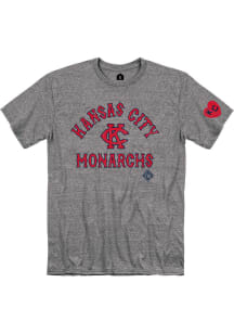 Rally Kansas City Monarchs Graphite Arch Graphic Short Sleeve Fashion T Shirt