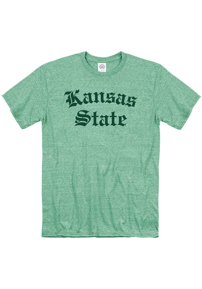 K-State Wildcats Green Celtic Tonal Short Sleeve T Shirt