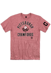 Rally Pittsburgh Crawfords Red Arch Graphic Short Sleeve Fashion T Shirt