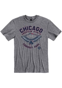 Rally Chicago American Giants Graphite Comiskey Park Short Sleeve Fashion T Shirt