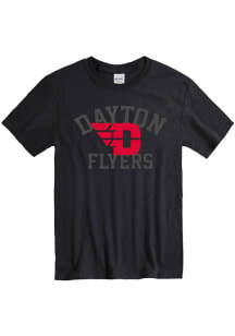 Dayton Flyers Black Focus Short Sleeve T Shirt