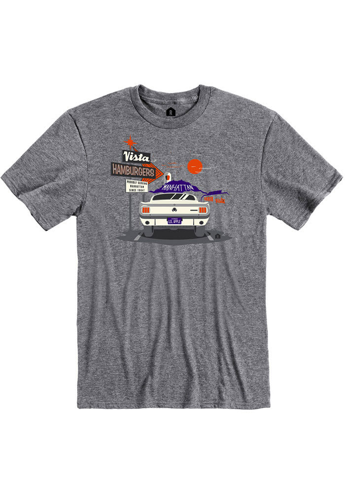 Rally Manhattan GRAPHITE Vista Hamburgers Short Sleeve