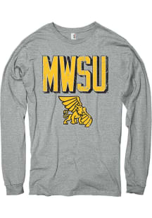 Missouri Western Griffons Grey Rival Long Sleeve T Shirt