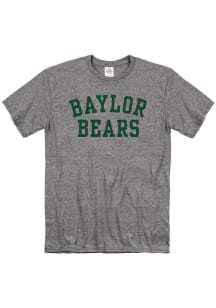 Baylor Bears Grey Snow Heather Team Name Short Sleeve T Shirt