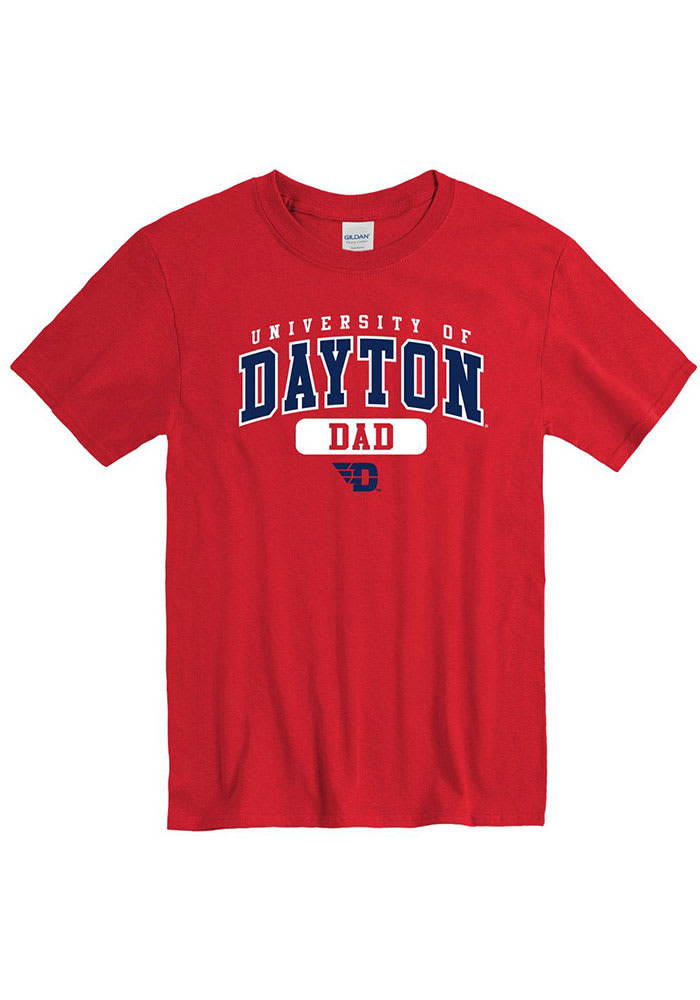 Dayton Flyers Red Dad Short Sleeve T Shirt