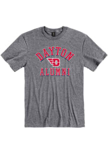 Dayton Flyers Graphite Shadow Arc Alumni Short Sleeve T Shirt
