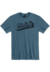 Kentucky Slate Blue Peace Sign Short Sleeve T-Shirt