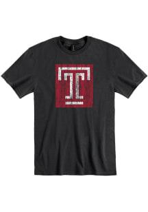 Temple Owls Black Logo Short Sleeve T Shirt