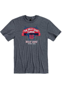 Billy Goat Tavern &amp; Grill Heather Navy Curse Short Sleeve T-Shirt