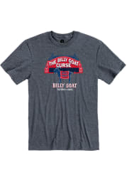 Billy Goat Tavern & Grill Heather Navy Curse Short Sleeve T-Shirt
