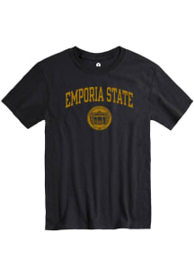 Rally Emporia State Hornets Black Seal Short Sleeve T Shirt