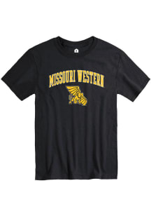 Rally Missouri Western Griffons Black Arch Mascot Short Sleeve T Shirt
