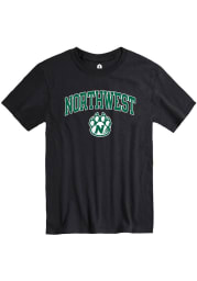 Rally Northwest Missouri State Bearcats Black Arch Mascot Short Sleeve T Shirt