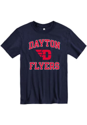 Rally Dayton Flyers Navy Blue Number One Short Sleeve T Shirt