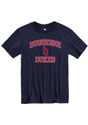 Rally Duquesne Dukes Navy Blue Number One Short Sleeve T Shirt