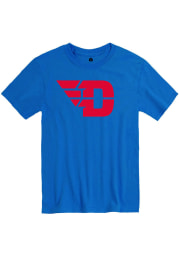 Rally Dayton Flyers Blue Team Logo Short Sleeve T Shirt