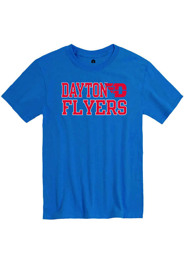 Rally Dayton Flyers Blue Slogan Short Sleeve T Shirt