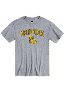 Rally Missouri Western Griffons Grey Arch Mascot Short Sleeve T Shirt